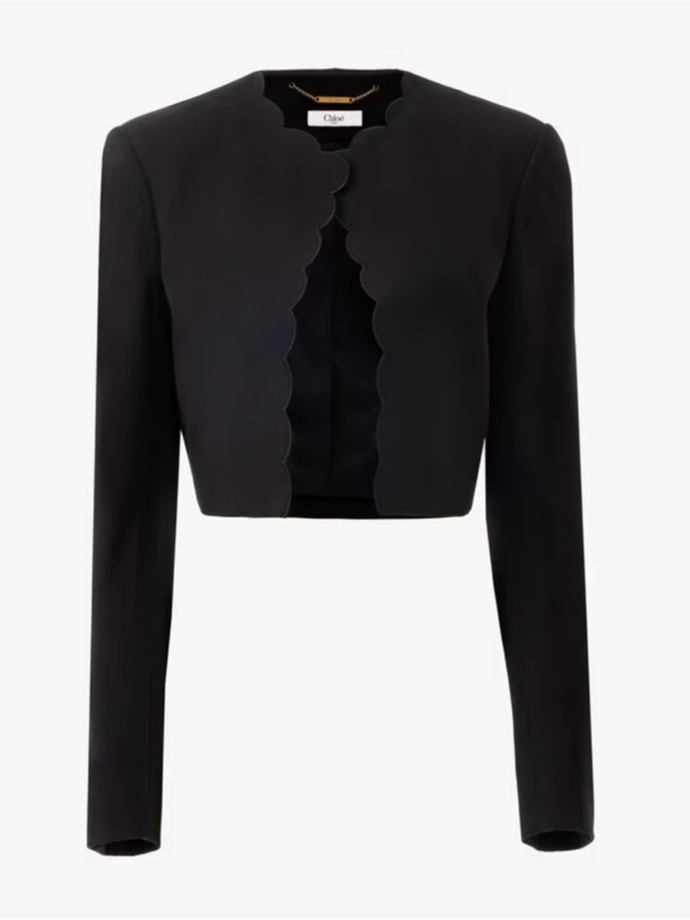 ✨ CHLOE CROPPED SPENCER JACKET IN SOFT CAVALRY COTTON

$2,490